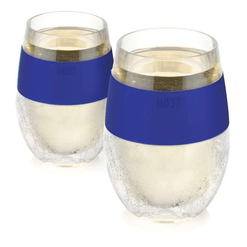 Wine FREEZE™ in Blue, Set of 2