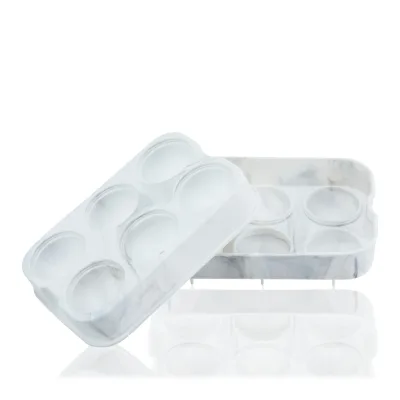 Moule à sphères de glace en silicone 2" en Marbre