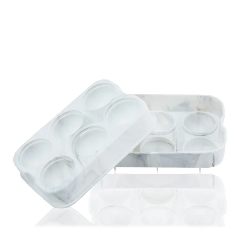 Moule à sphères de glace en silicone 2" en Marbre