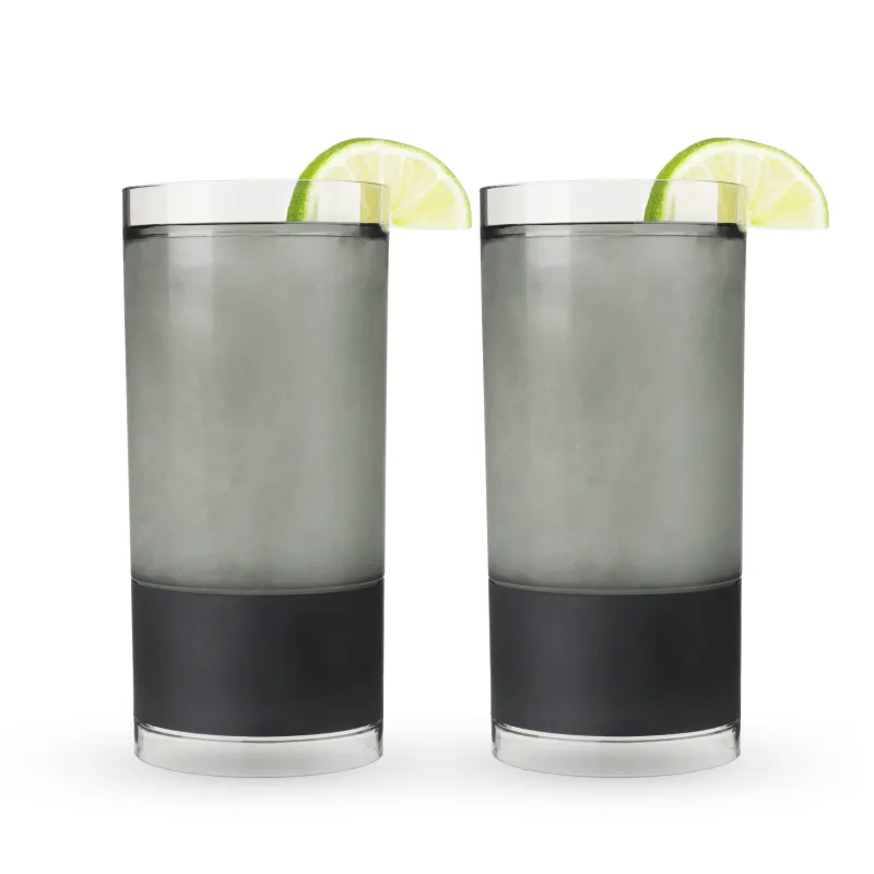 Highball FREEZE™ i tonet grå, sæt med 2