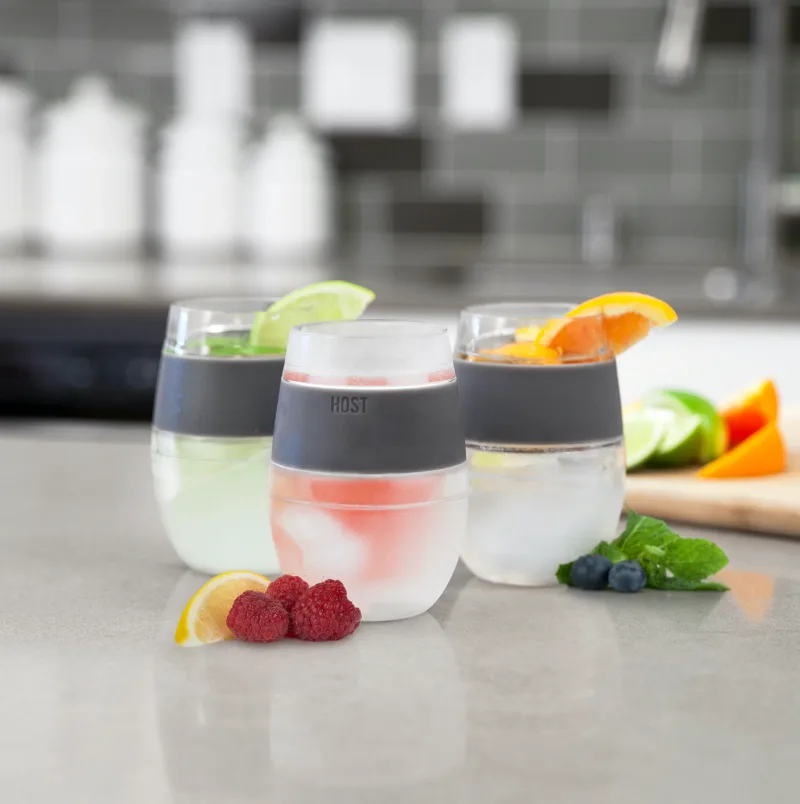Wine FREEZE™ in Gray, Set of 2