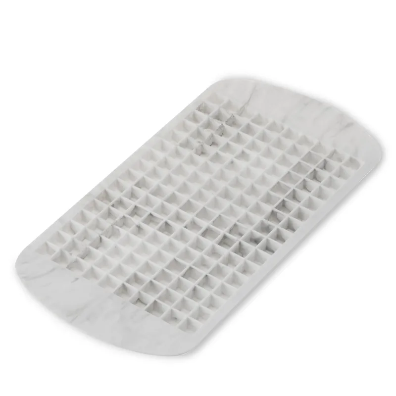 Mini Ice Cube Tray in Gray Marble
