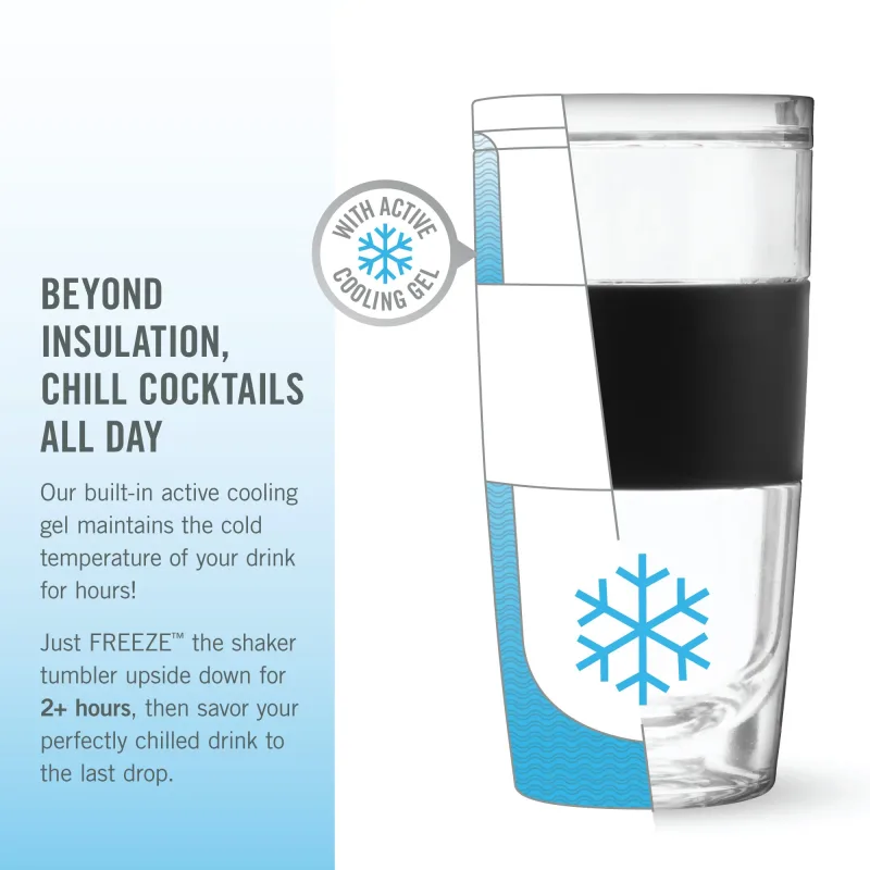 Cocktail Shaker FREEZE™ in nero