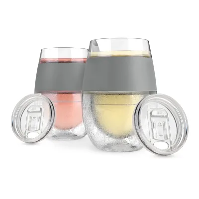 Verre à vin rafraîchissant