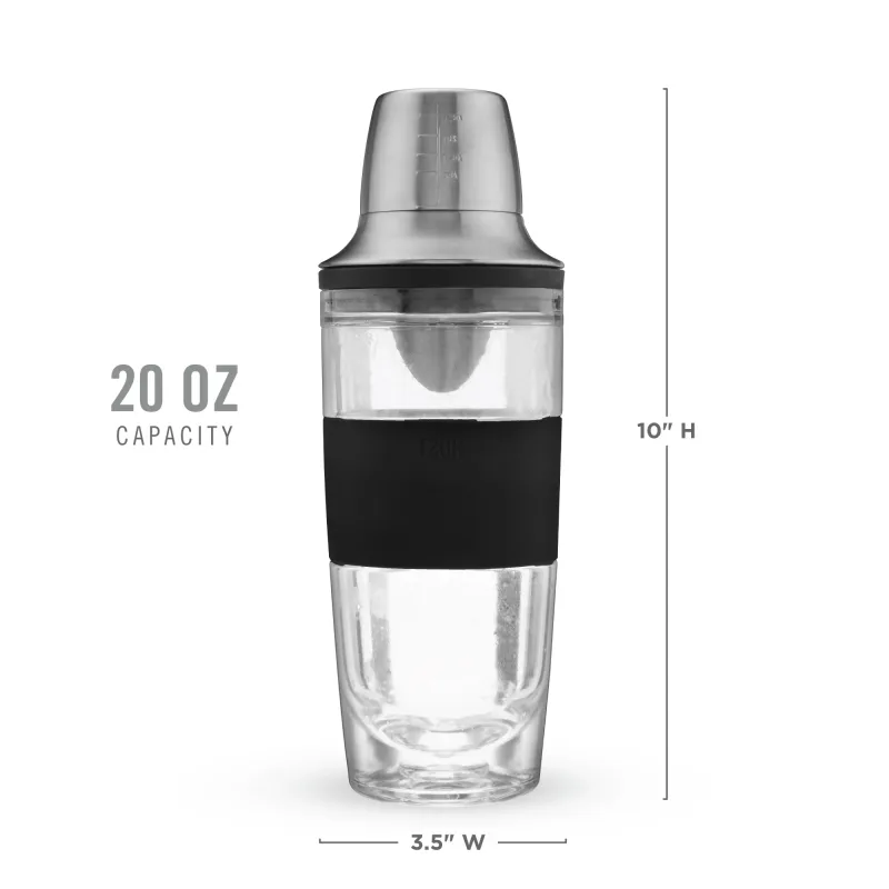 Cocktail Shaker FREEZE™ in nero