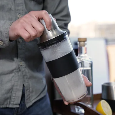 Cocktail Shaker FREEZE™ in nero