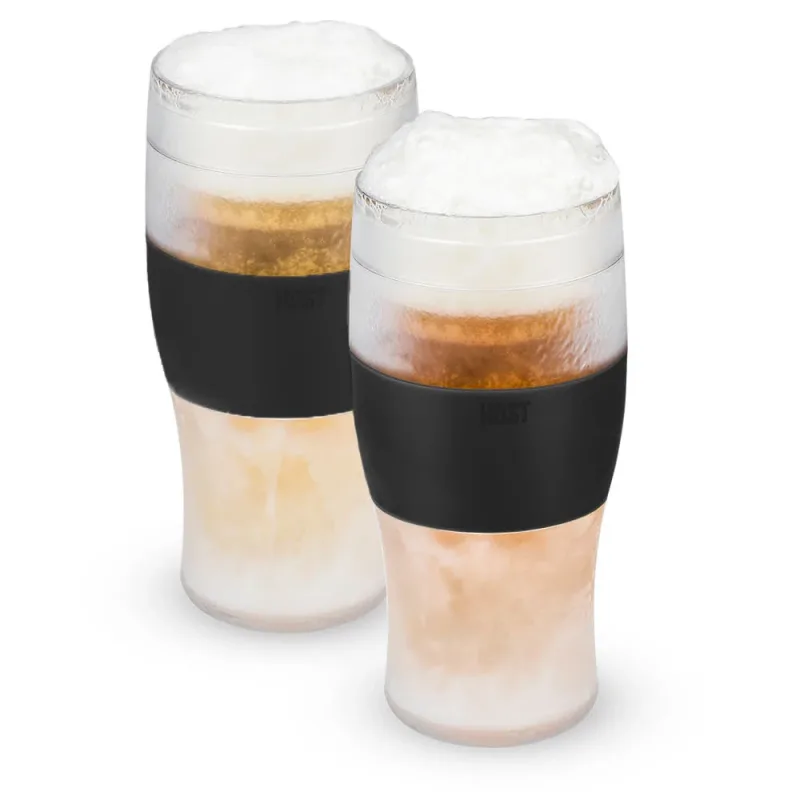 Beer FREEZE™ in Black, Set of 2