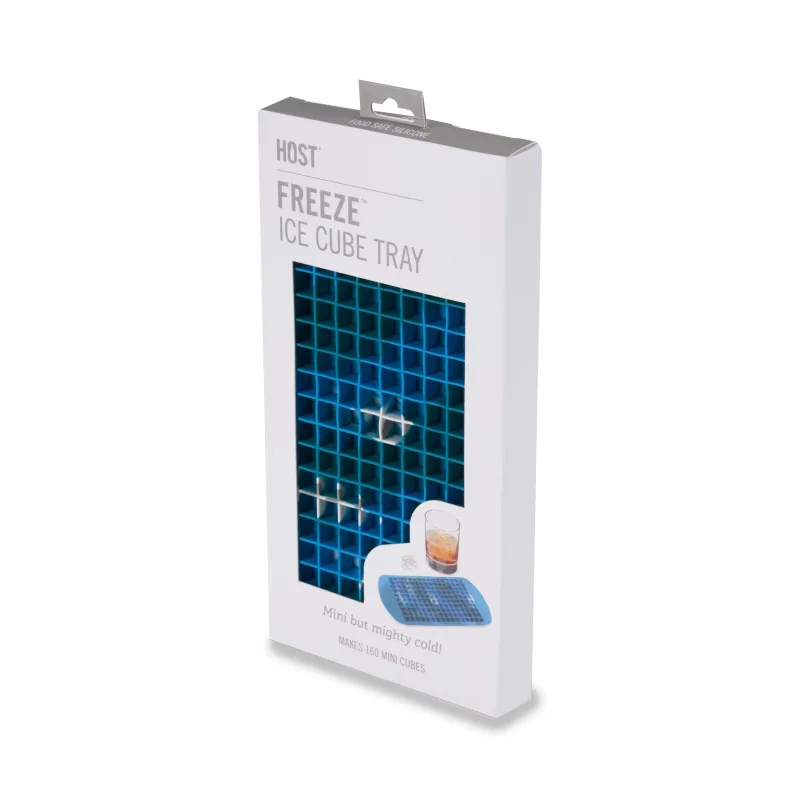 Mini Ice Cube Tray in Blue Marble