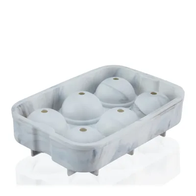 Moule à sphères de glace en silicone 2" en Marbre
